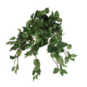 Scindapsus artificiel suspendu en pot de fleurs Stan - H 45 x Ø 25 cm - Vert