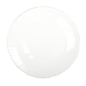 Wit plat bord gouden rand 27x27x2cm