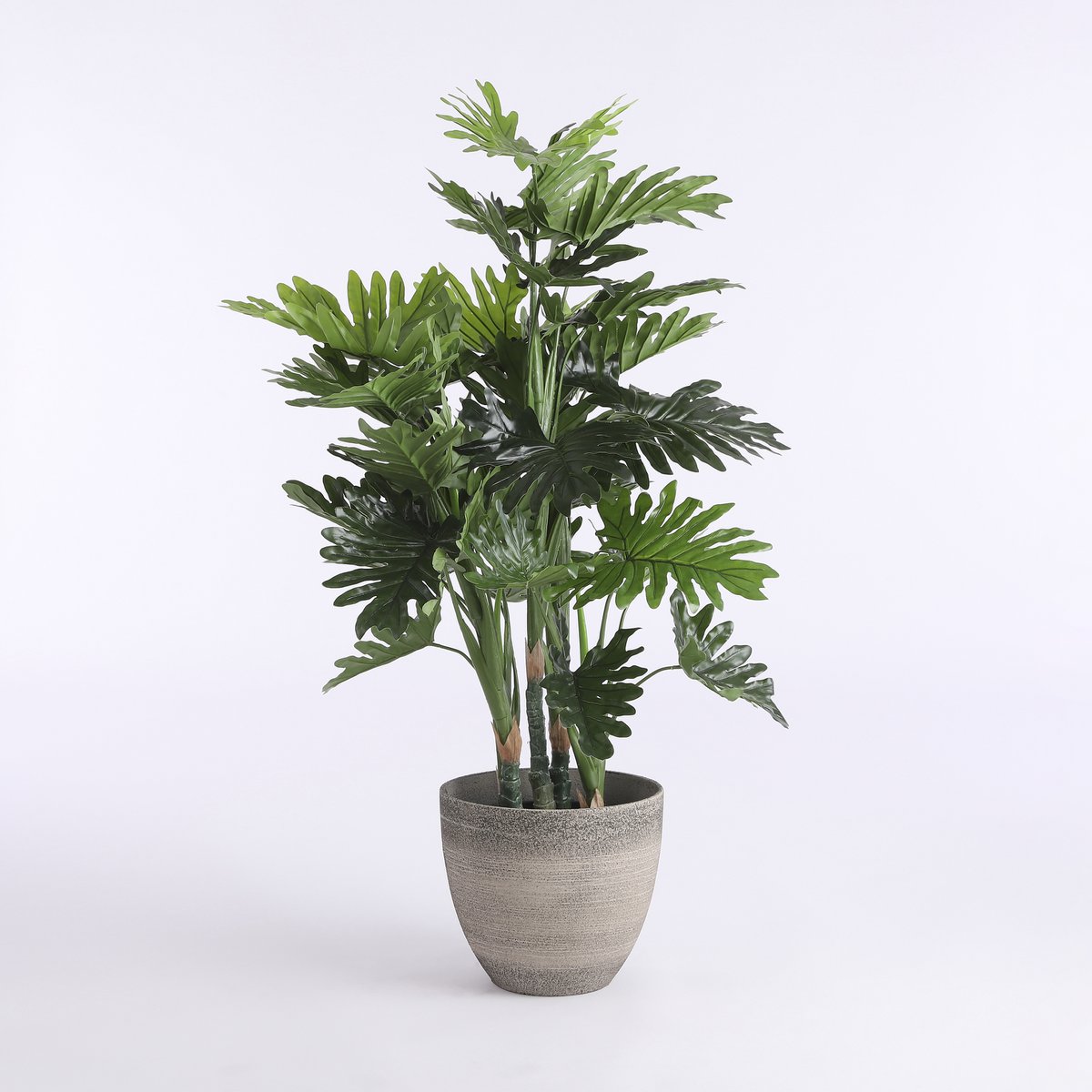 Philodendron Artificial Plant - H120 x Ø80 cm - Green