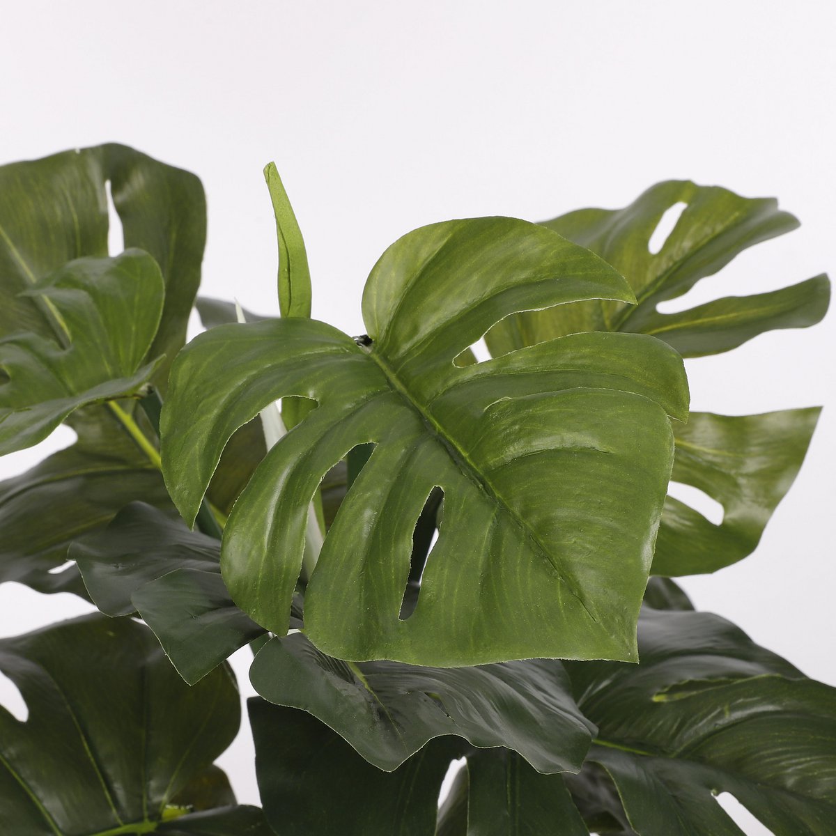 Monstera Artificial Plant in Flower Pot Stan - H48 x Ø39 cm - Green