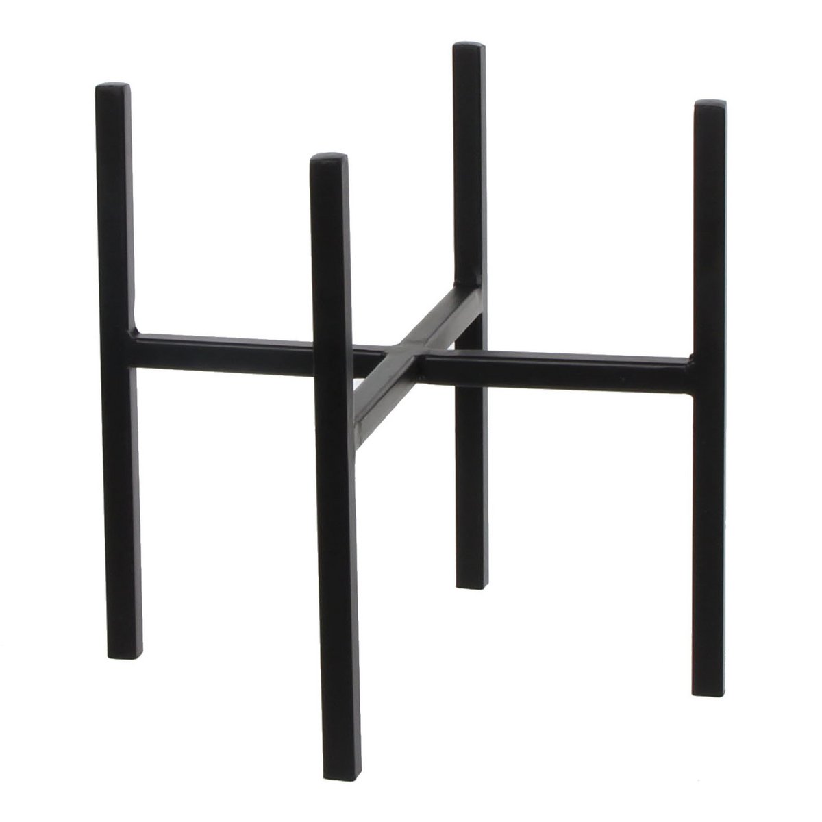 Ascot Plant Stand - L24 x W24 x H25 cm - Metal - Black