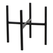 Ascot Plant Stand - L24 x W24 x H25 cm - Metal - Black