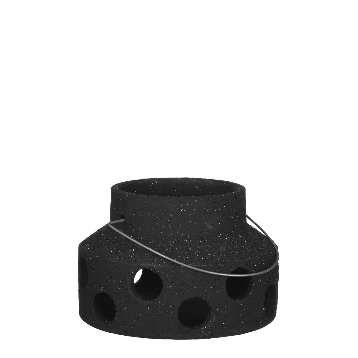 Pietra Lantern - H16 x Ø25 cm - Anthracite