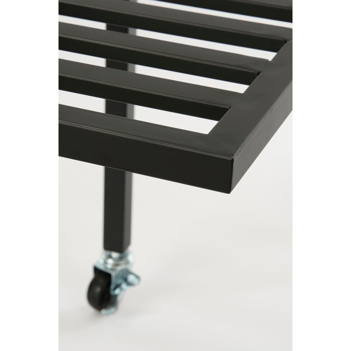 Table à plantes Greenrax - L118 x l38 x H36 cm - Métal - Noir