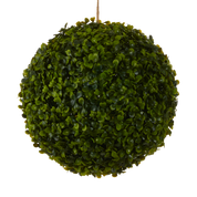 Plante artificielle d'extérieur à suspendre Buxus Sphere - Ø 28 cm - Vert