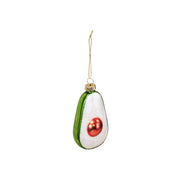 Christmas pendant - Avocado - Glass - Green - 5.5x4x9.5 cm