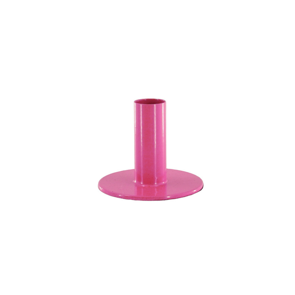 Kandelaar - Basic - Metaal - Roze - 8x8x6,5cm