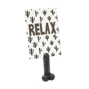 Card holder - Dick - Polyresin - Black - 4.5x3.5x9cm