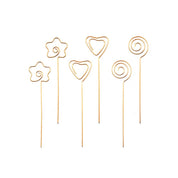 Gouden aperitif prikker - set van 6