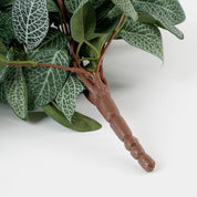 Fittonia Kunsthangplant - L15 x B20 x H54 cm - Groen