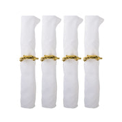 Set van 4 rondes tijghanddoeken