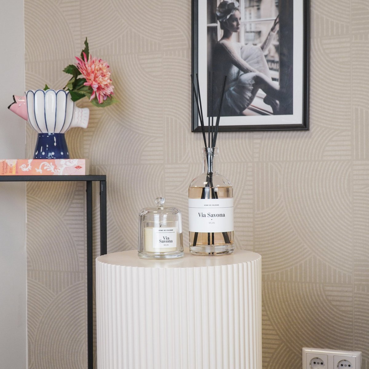 Scented Candle - Glass Dome via Savona Milano - 100 Gram 