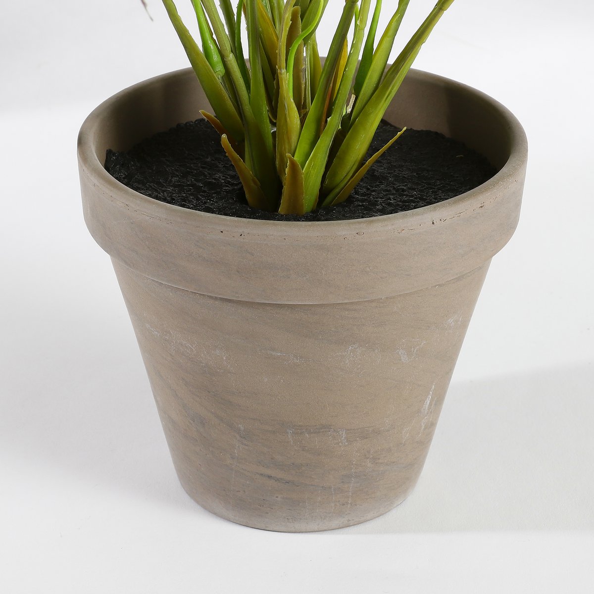 Artificial Begonia Plant in Flower Pot Stan - H40 x Ø38 cm - Red