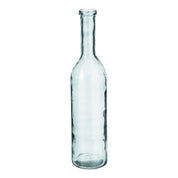 Rioja bottle vase - H75 x Ø18 cm - Recycled glass - Transparent