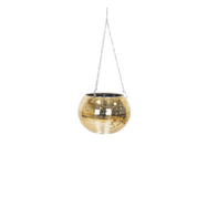 Pot de fleurs Hangende - Disco - Verre - Goud - 25x25x25cm