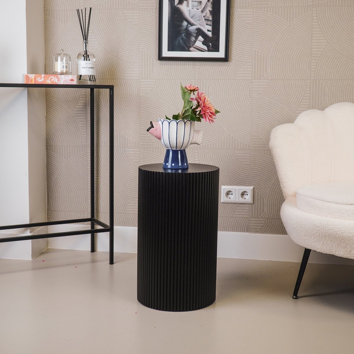 Side table or pillar - cylinder -