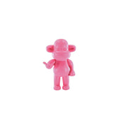 Ornament - hanging loose monkey - pink - 33x21x50cm