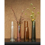 Xandra vase - H38 x Ø10 cm - Glass - Brown