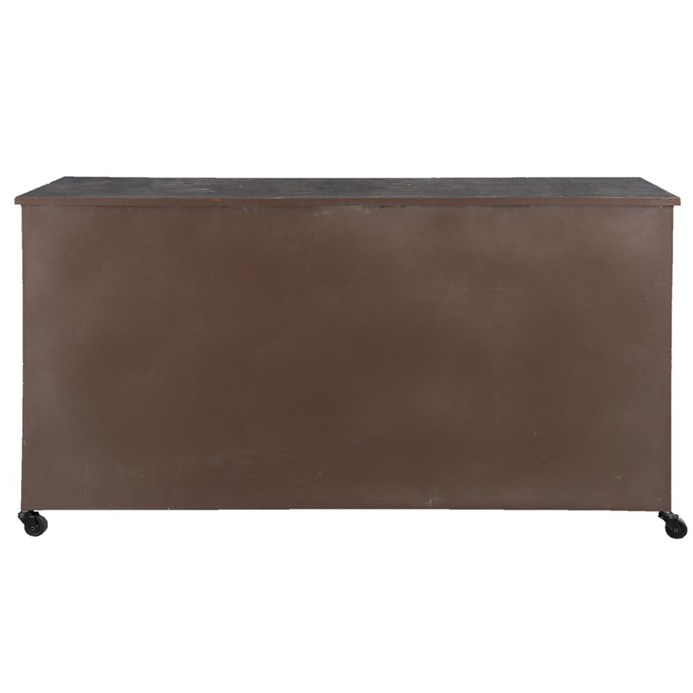Ladekast Bruin, IJzer 152x44x86 cm