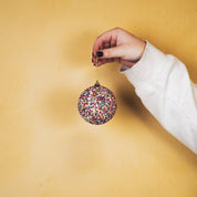 Christmas pendants - Christmas balls - Foam - Disco Dip -S3- 8cm