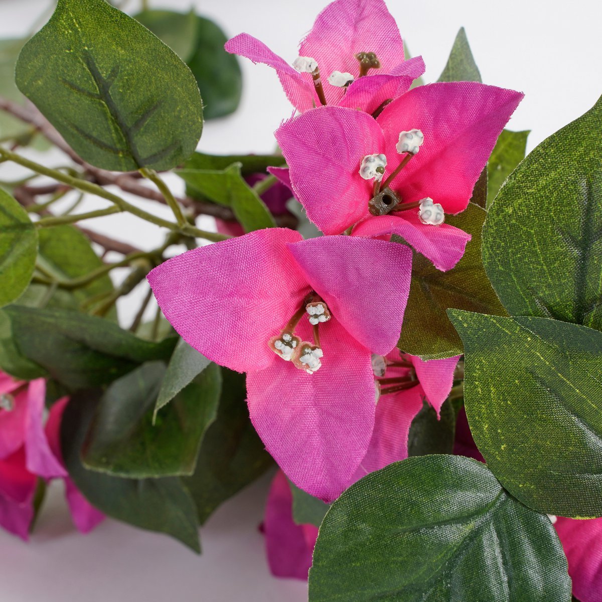 Bougainvillea Artificial Garland - L180 cm - Dark Pink