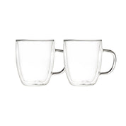 Transparante glazen mokken 480 ml - set van 2