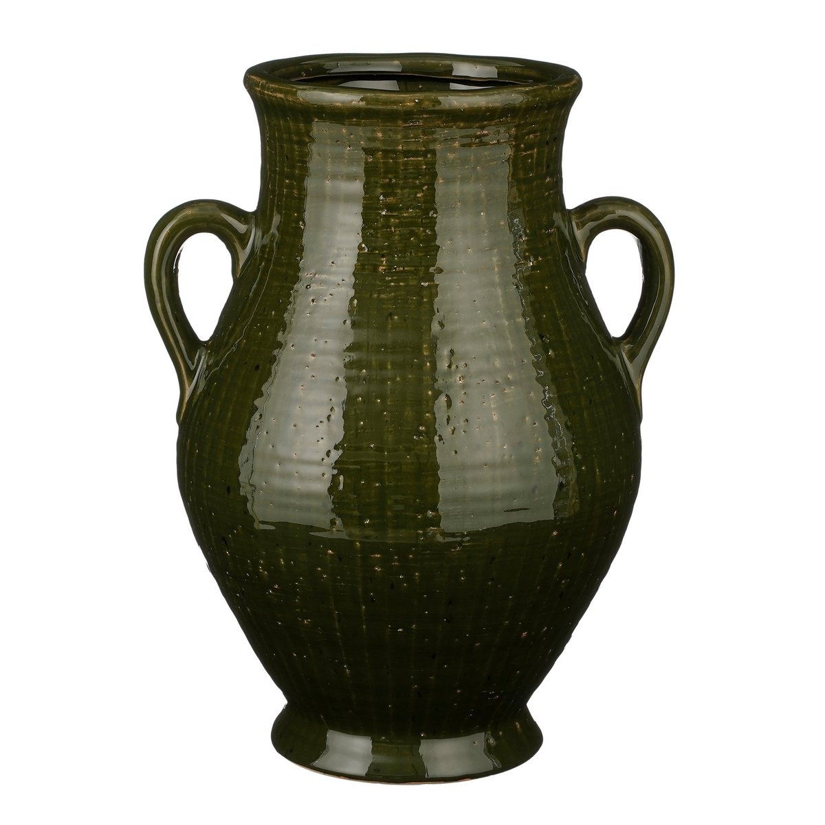 Elena Vase - L29 x W26 x H39 cm - Ceramic - Green