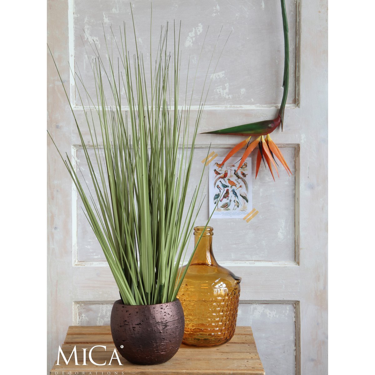 Artificial Grass Plant - H92 x Ø35 cm - Green
