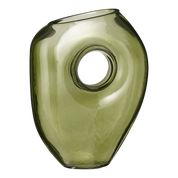 Jay Vase - L18 x W8 x H23 cm - Glass - Light green