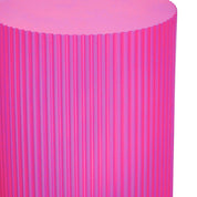 Side table/pillar - cylinder - neon pink 