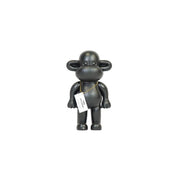 Ornament - aap -beeldje 'de legende'- polyresin - zwart - 20,5x13,5x35cm