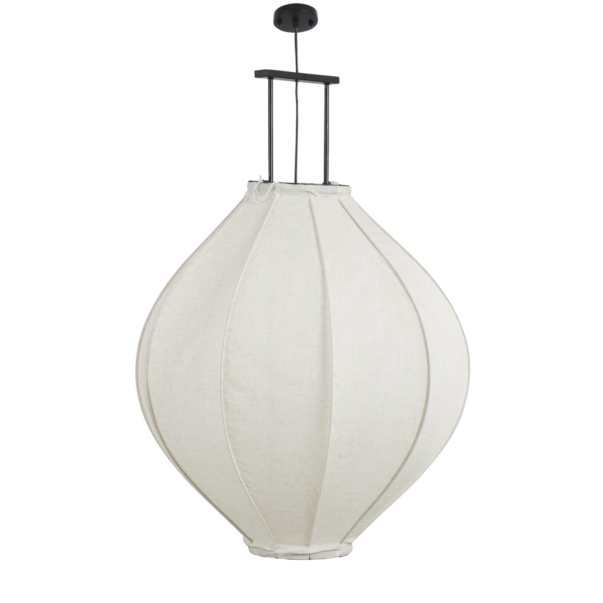 Pego Hanging lamp - H94 x Ø70 cm - Linen - Off White