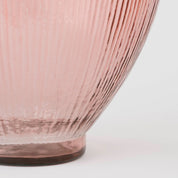 Firenza Bottle Vase - H59 x Ø29 cm - Recycled Glass - Light Pink