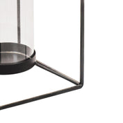 Lantaarn - Metall/Glas - Schwarz - 14,5x14,5x25cm