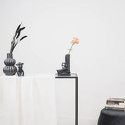Vase - Pistol - Ceramic - Black - 15x9x23cm