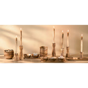 Tomar Dishes and Tray - L35 x W12 x H5 cm - 100% FSC Mango Wood - Light Brown