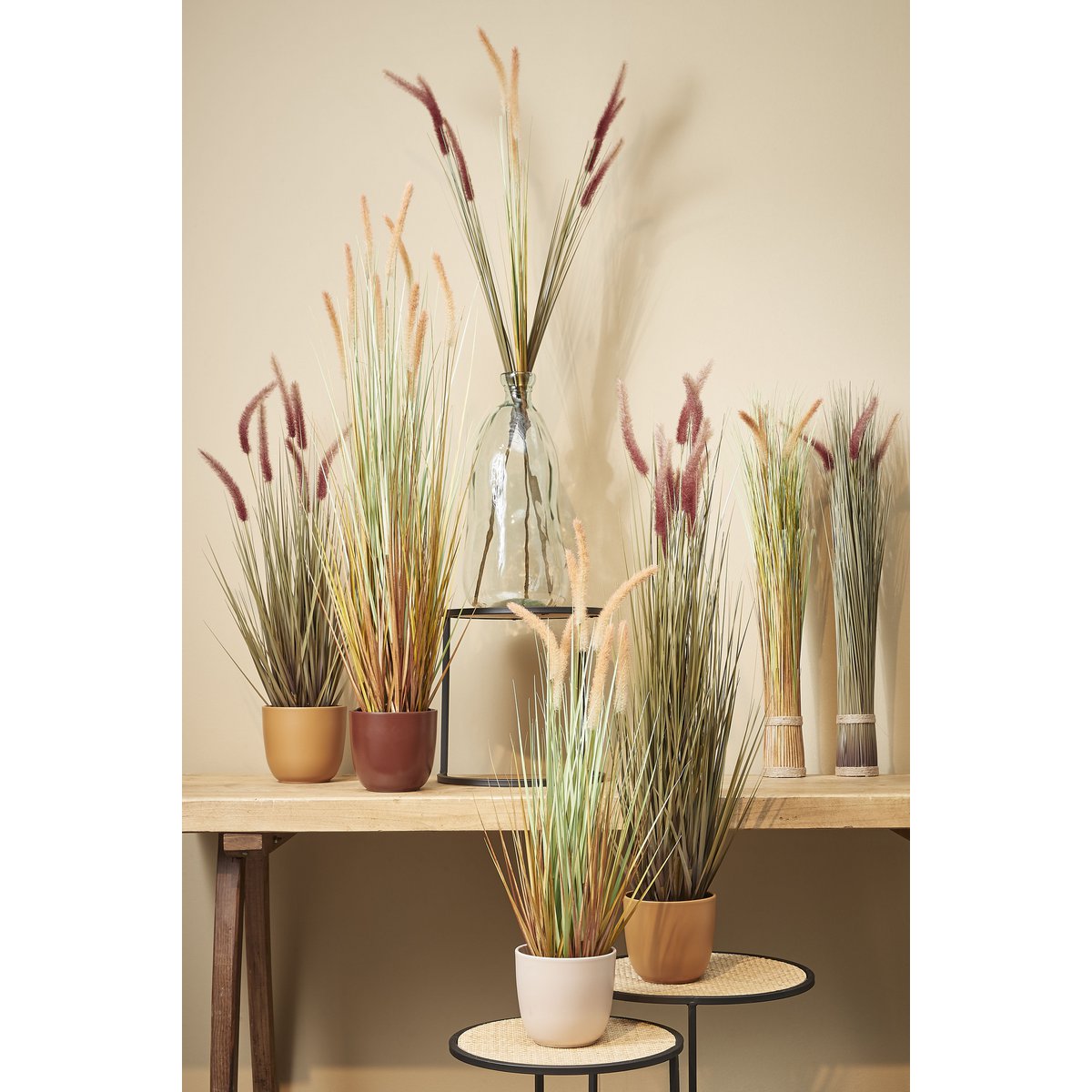 Organic Vase - H51 x Ø22 cm - Transparent