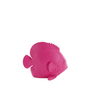 Ornament - Platte Vis - Polyresin - Roze - 19,5x10,5x16cm