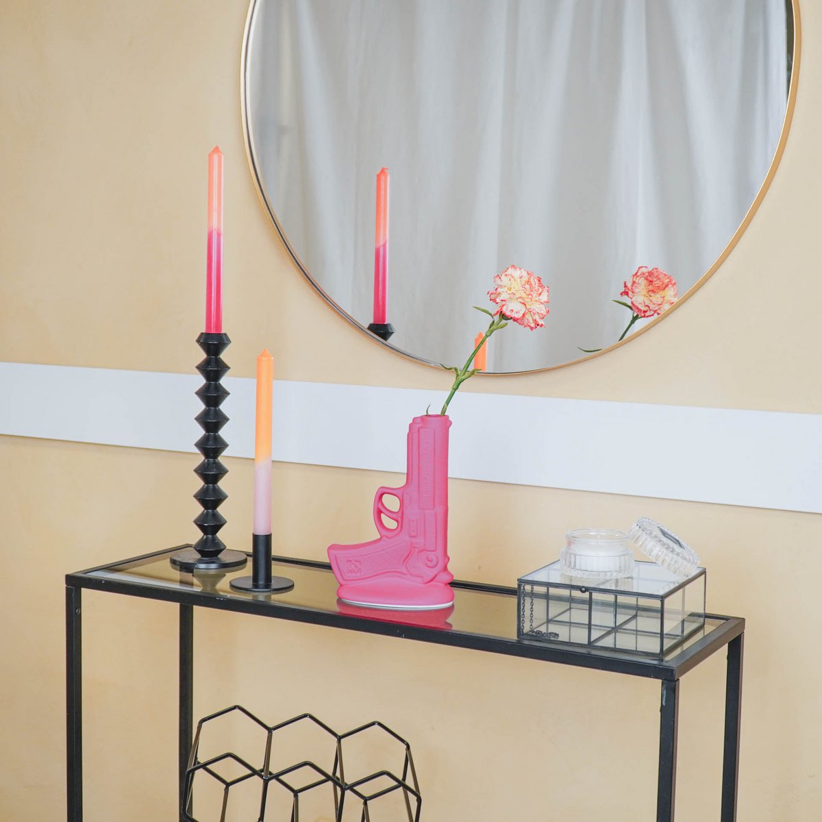 Vase - Gun - Neon pink