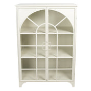 Vitrinekast Wit, IJzer 80x41x120 cm