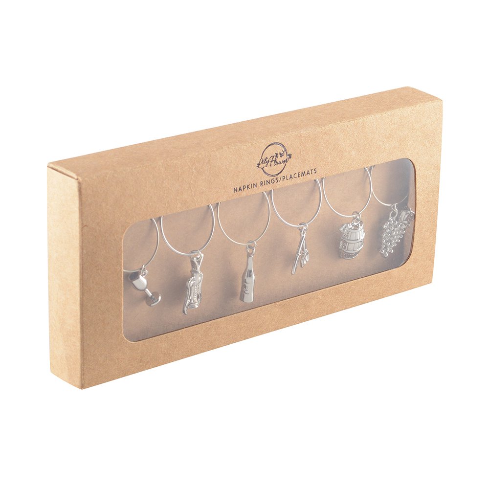 Set of 6 Argent Charme Glasses