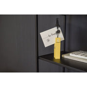 Clip - Wood - Neon Yellow - 4x15cm