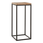 Oskar Plant table - L35 x W35 x H81 cm - Wood, Metal - Black