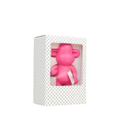 Ornament - hang los aap beeldje 'de legende'- polyresin - roze - 20,5x13,5x35cm