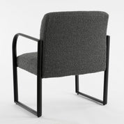 Symon Armchair - L72 x W69 x H81 cm - Dark gray