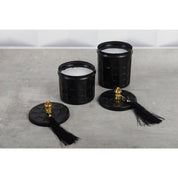 Mat Black Box kaar vanille parfum 8*12 cm