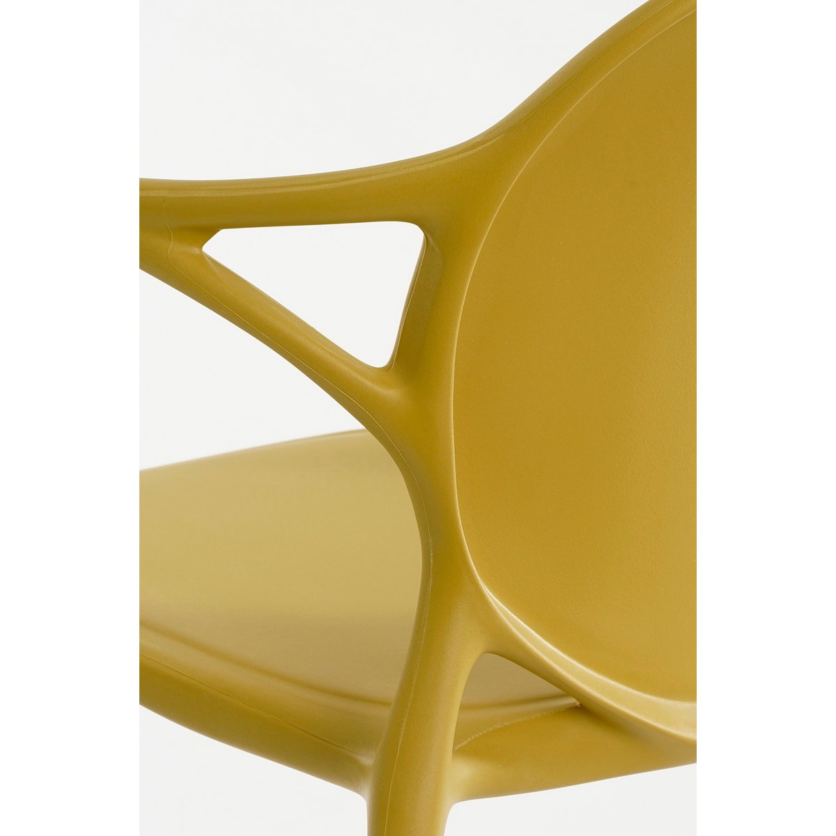 Nebraska Garden chair - L56 x W57 x H80 cm - Polypropylene - Ocher