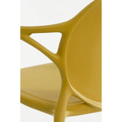 Nebraska Garden chair - L56 x W57 x H80 cm - Polypropylene - Ocher