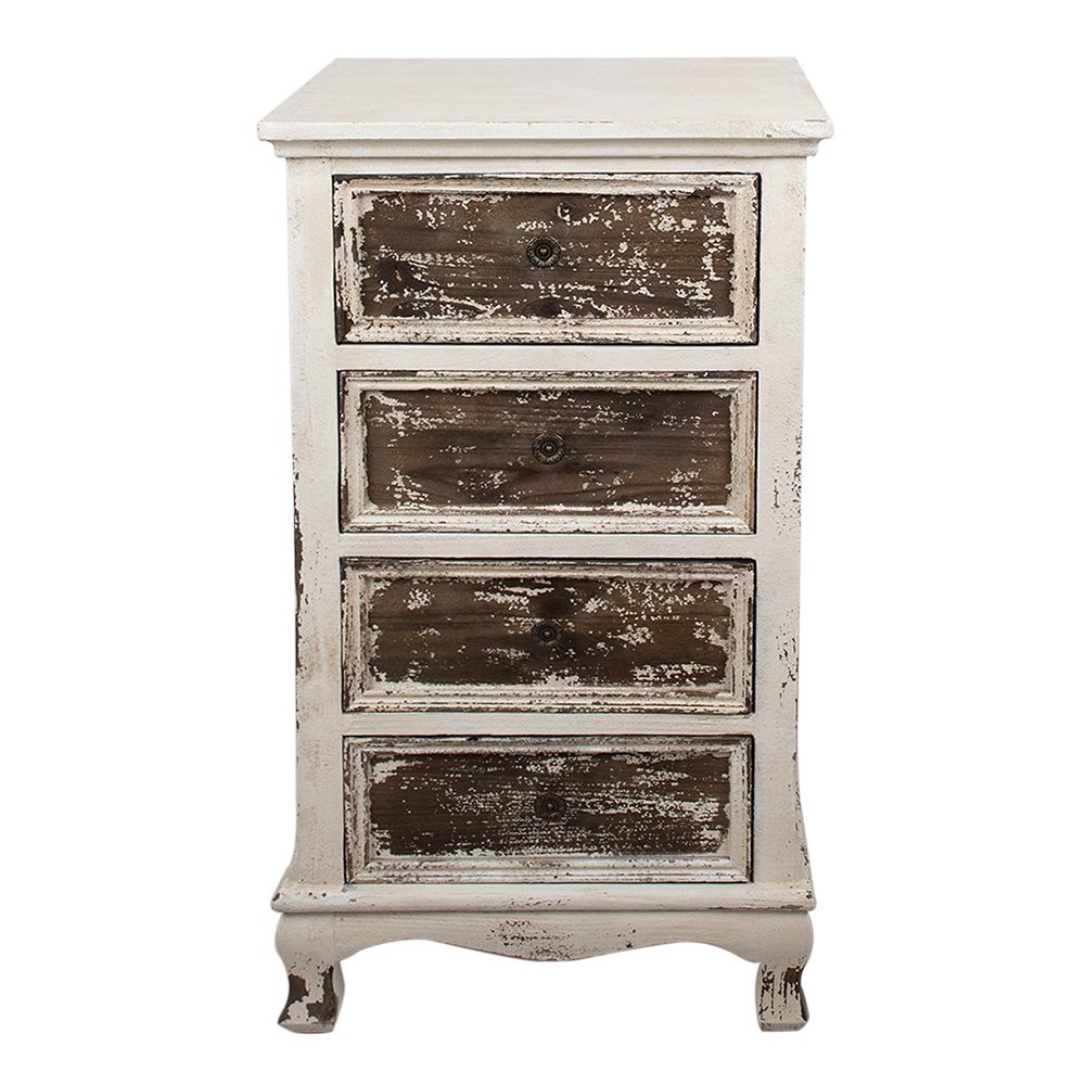 Dressoir Beige, Hout 44x35x81 cm