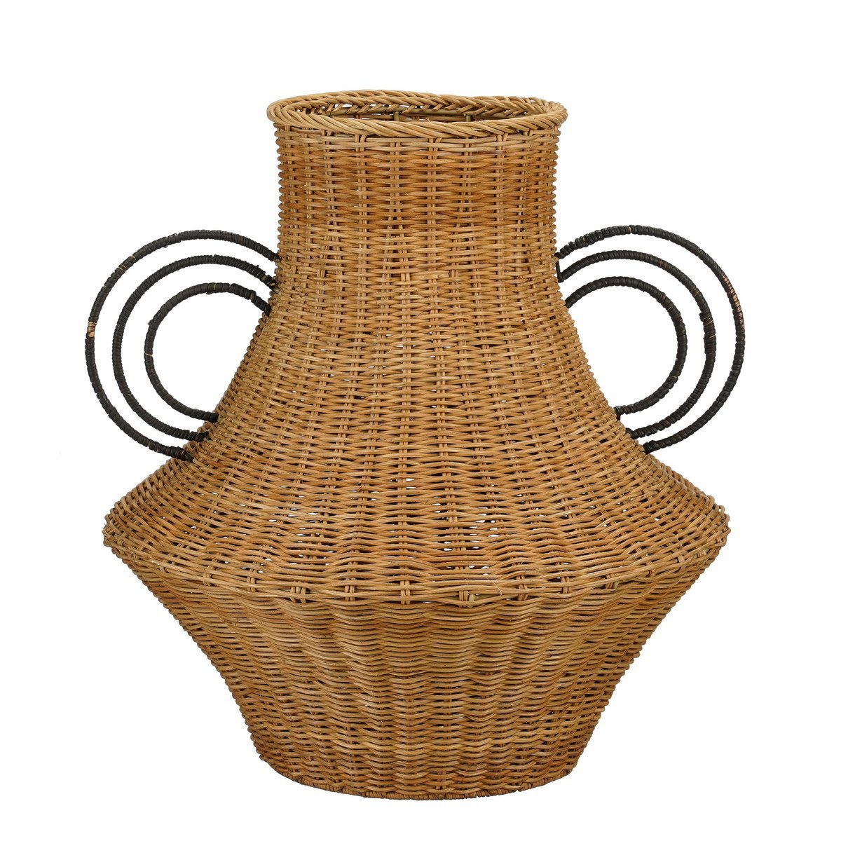 Fabiola Decoration vase - H43 x Ø30 cm - Rattan - Brown